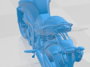 Yamaha FZ8 2011 Printable Motorbike 3Dプリントモデル