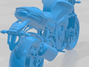 Yamaha FZ8 2011 Printable Motorbike 3Dプリントモデル