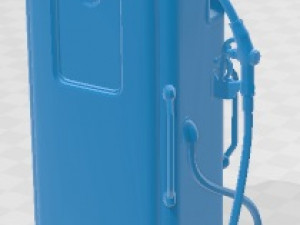 Retro Gas Pump 2 Printable Modèles 3D en vedette