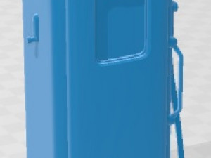 Retro Gas Pump 2 Printable 3D 프린트 모델