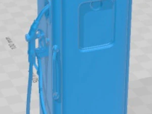 Retro Gas Pump 2 Printable 3D Print Model