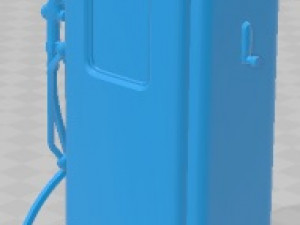 Retro Gas Pump 2 Printable 3D 프린트 모델
