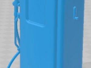 Retro Gas Pump 2 Printable 3D Print Model