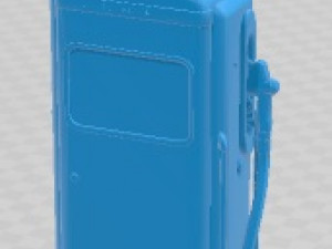 Vintage Dirty Gas Station Printable 3D 프린트 모델