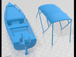 Leisure Boat Printable 3D 打印模型