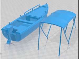 Leisure Boat Printable 3D 打印模型