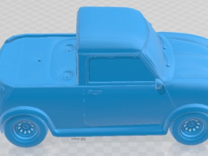 Mini Pick Up 1972 Printable Car 3D 프린트 모델
