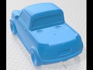 Mini Pick Up 1972 Printable Car 3D 프린트 모델