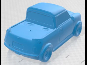 Mini Pick Up 1972 Printable Car 3D Print Model