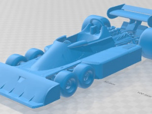 Tyrrell P34 Printable Car 3D Print Model