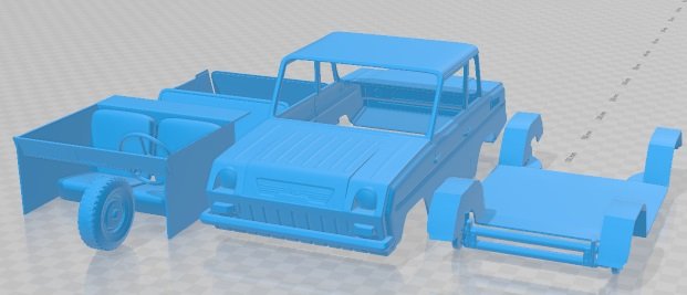 SMZ S 1980 Printable Car 3D प्रिंट मॉडल .c4d .max .obj .3ds .fbx .stl .blend 