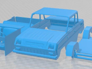 Carro imprim&iacute;vel SMZ S 1980 Modelo de Impressão 3D