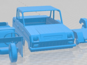 SMZ S 1980 Printable Car 3D प्रिंट मॉडल