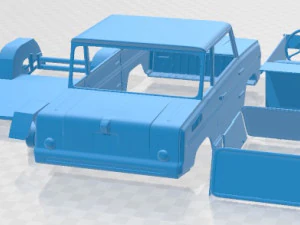 SMZ S 1980 Printable Car 3D Print Model