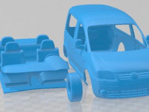 Volkswagen Caddy 2010 Printable Car 3D Print Model