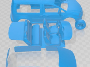 Volkswagen Caddy 2010 Printable Car 3D Print Model