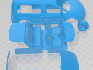 Volkswagen Caddy 2010 Printable Car 3D Print Model