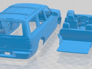 Chevrolet Tahoe LS 2002 Printable Car 3D प्रिंट मॉडल