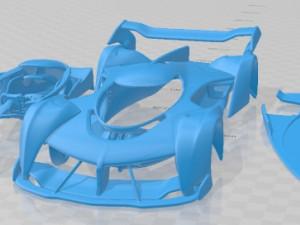 McLaren Ultimate Vision Gran Turismo Printable Car 3Dプリントモデル