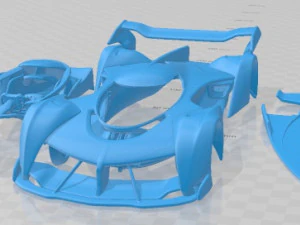 McLaren Ultimate Vision Gran Turismo Printable Car 3D Print Model