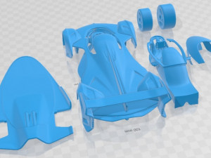 McLaren Ultimate Vision Gran Turismo Printable Car 3D Принт Модель