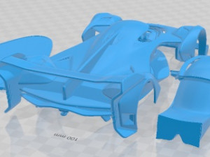 McLaren Ultimate Vision Gran Turismo Printable Car 3D Принт Модель