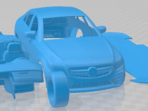 Mercedes C Class AMG 4 Matic 2019 Printable Car 3D प्रिंट मॉडल