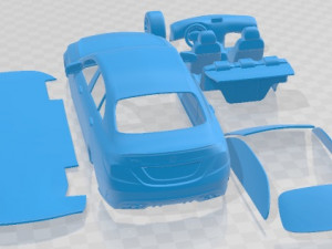 Mercedes C Class AMG 4 Matic 2019 Printable Car 3D प्रिंट मॉडल