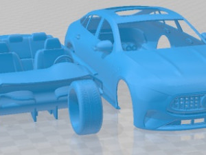 Mercedes Benz AMG GT53 2023 Printable Car 3D प्रिंट मॉडल