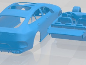 Mercedes Benz AMG GT53 2023 Printable Car 3D प्रिंट मॉडल
