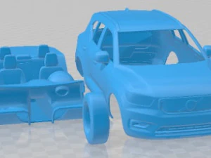 Volvo XC40 Recharge 2020 Printable Car 3D Print Model