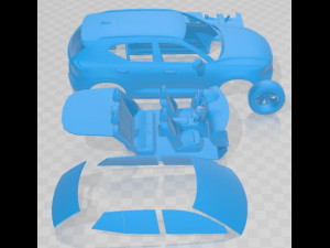 Volvo XC40 Recharge 2020 Printable Car Modello di stampa 3D
