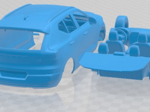 Volvo XC40 Recharge 2020 Printable Car Modello di stampa 3D