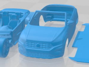 Volkswagen T Roc Cabrio 2020 Printable Car Modelo de impresión 3D