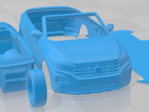 Volkswagen T Roc Cabrio 2020 Printable Car 3D Print Model