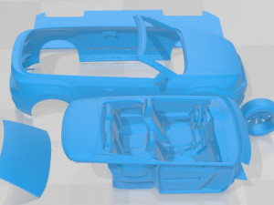 Volkswagen T Roc Cabrio 2020 Printable Car 3D Print Model