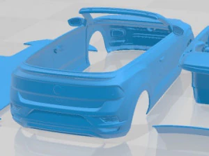 Volkswagen T Roc Cabrio 2020 Printable Car 3D Print Model