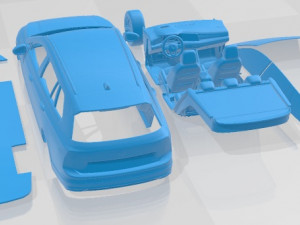 Volkswagen Golf Variant Alltrack 2021 Printable Car Model do druku 3D