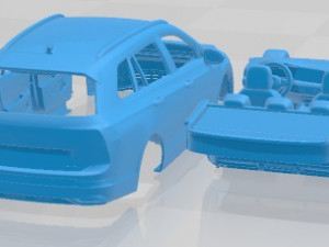 Volkswagen Golf Variant Alltrack 2021 Printable Car Model do druku 3D