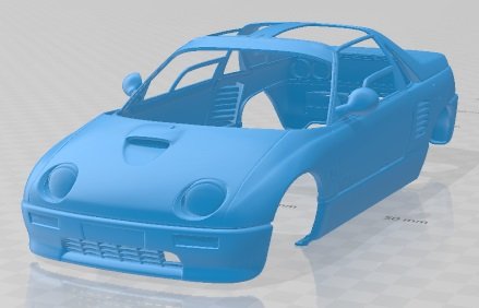 Mazda Autozam AZ1 1992 Printable Body Car 3D 프린트 모델 .c4d .max .obj .3ds .fbx .stl .blend 