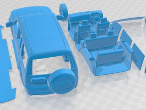 Everest 2012 Printable Car 3D-printmodel