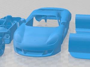 Porsche Carrera GT 2012 Printable Car 3D Print Model