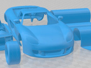 Porsche Carrera GT 2012 Printable Car 3D-Druckmodell