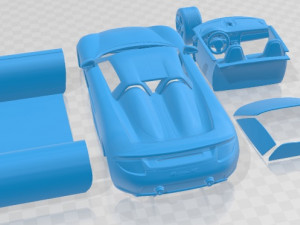 Porsche Carrera GT 2012 Printable Car 3D-Druckmodell