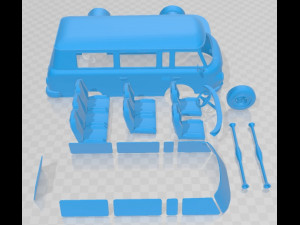 Barkas B 1000 Minibus Printable 3D Print Model