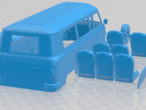 Barkas B 1000 Minibus Printable 3D Print Model