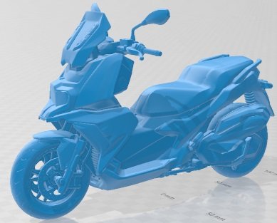 C 400 X 2018 Printable Motorbike 3D-Druckmodell .c4d .max .obj .3ds .fbx .stl .blend 