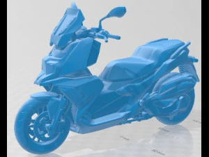 C 400 X 2018 可打印摩托车 3D 打印模型