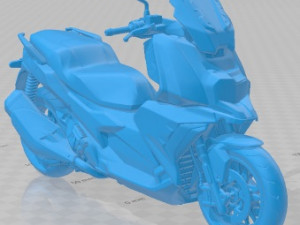 C 400 X 2018 Printable Motorbike 3D-Druckmodell