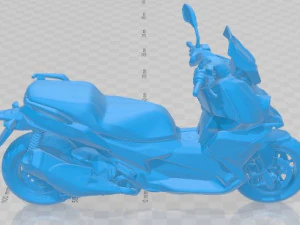 C 400 X 2018 Printable Motorbike 3D Print Model